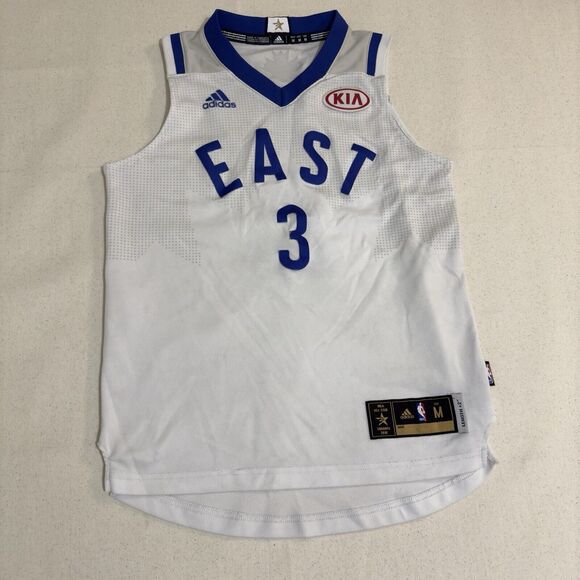 NBA Adidas 2016 East All Star Dwyane Wade Jersey Miami Heat Kids Medium (10-12) - Picture 1 of 16